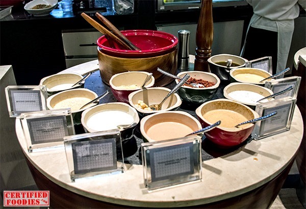 Various salad dressings you can choose from