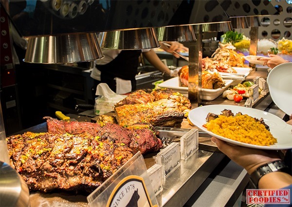 Vikings SM Megamall has the most meats at their carving station