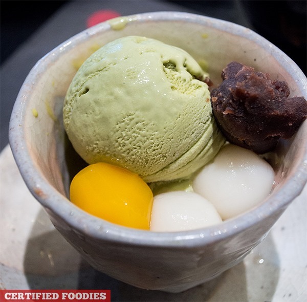 Macha Parfait Dessert from Kimukatsu Sangri La