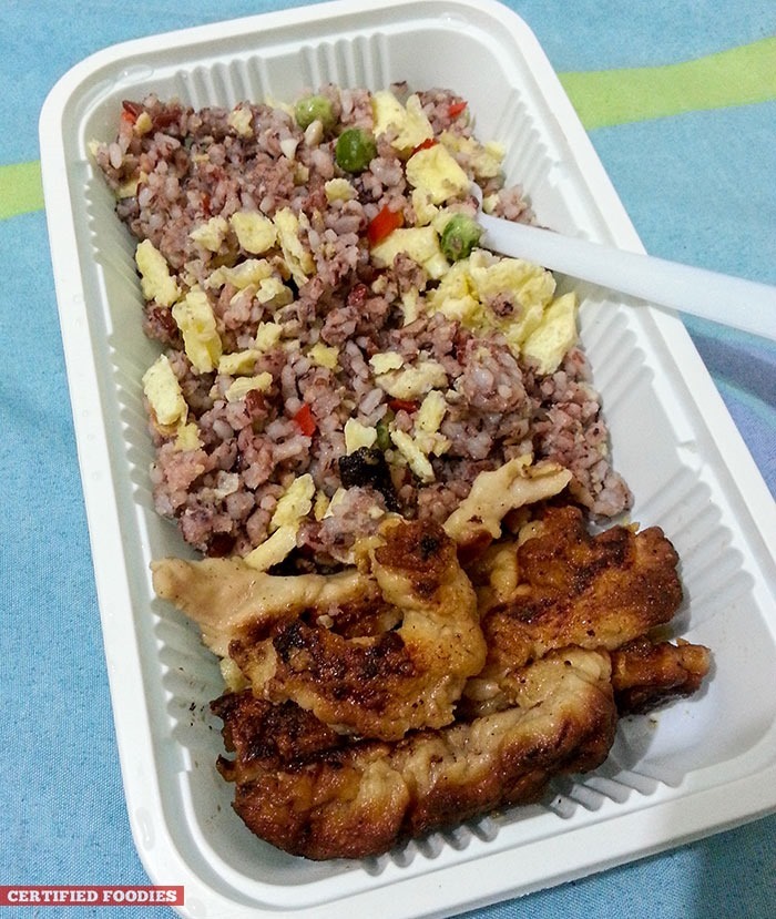 Honey Chicken with egg fried rice from Healthy Foodie Manila