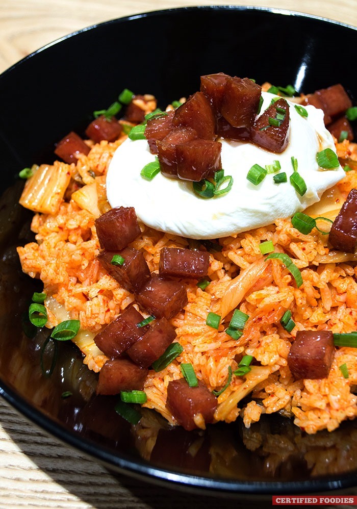 Kimchi Fried Rice with Caramelized SPAM from Cops and Robbers