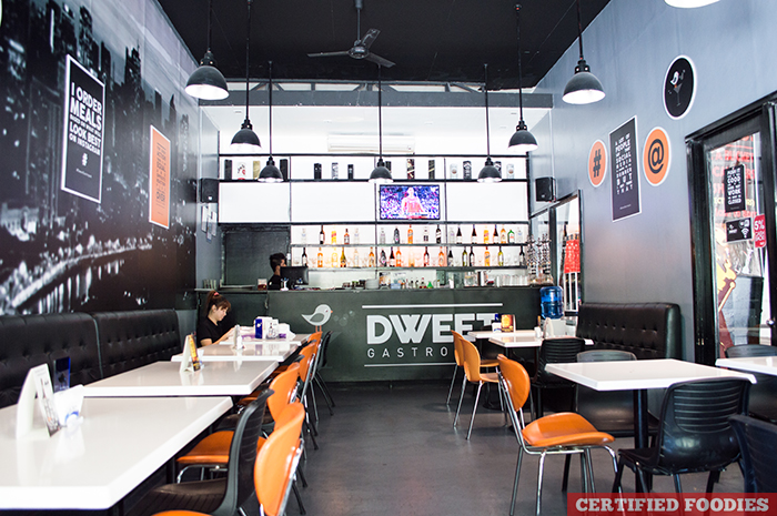 Interior of Dweet Gastropub The Collective Makati
