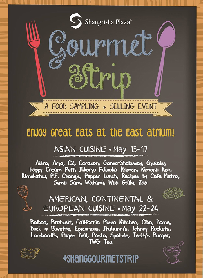 Gourmet Strip at Shangri-La Plaza Event Poster