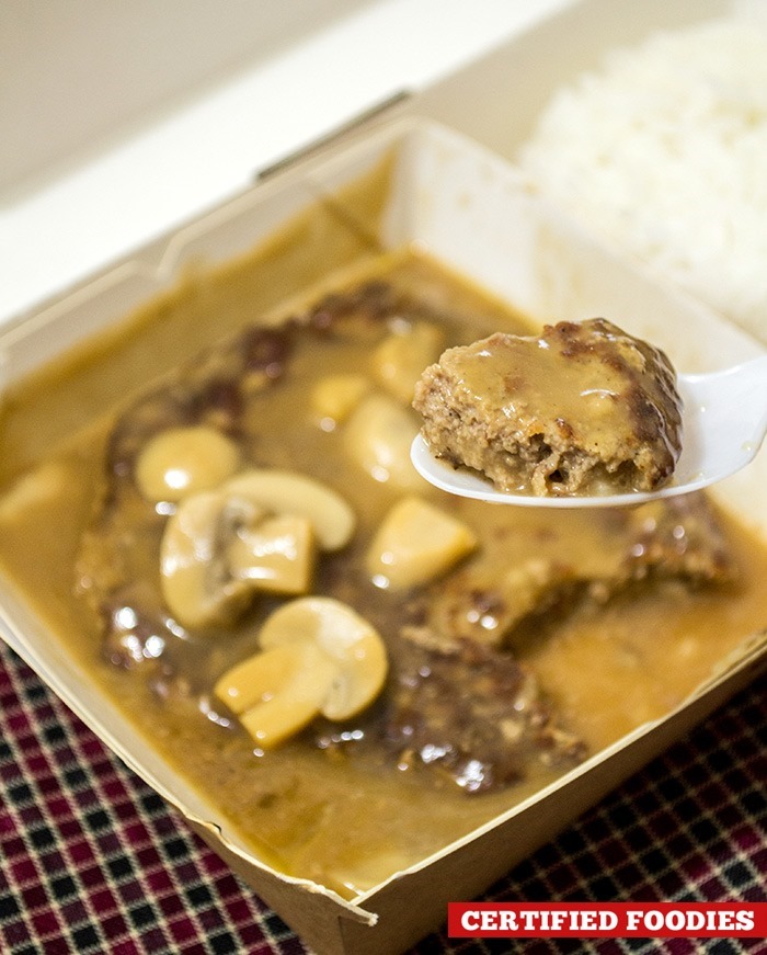 Jollibee Big Burger Steak - as thick as the Champ burger patty