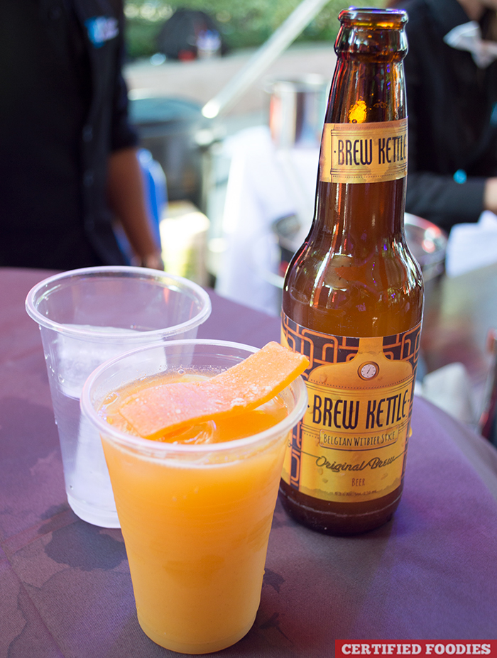 Mango Ginger Smash Cocktail and Brew Kettle Beer from McCormick Flavor Nation Festival