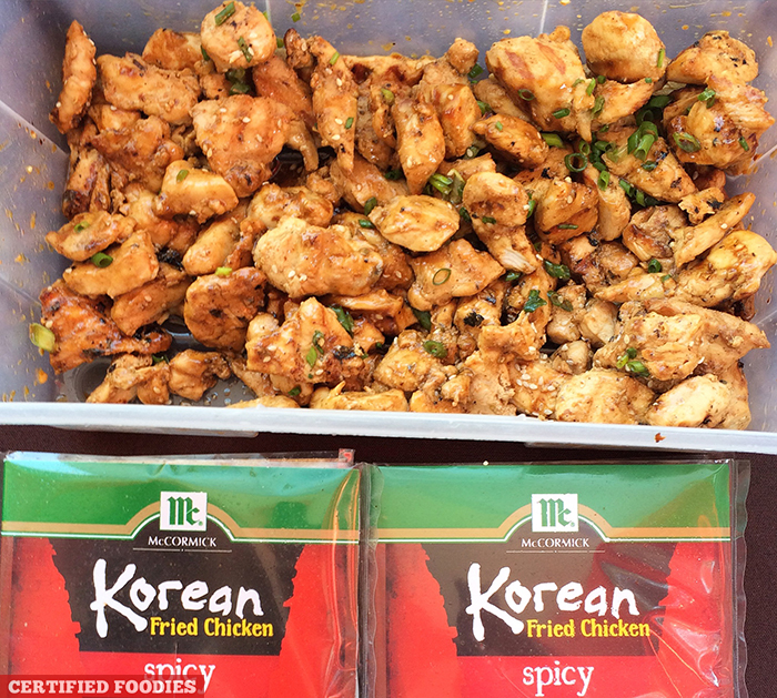 McCormick Korean Fried Chicken Mix at McCormick Flavor Nation Festival