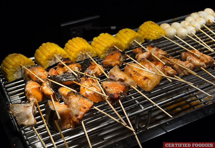 Grilled Items at the Grilling Station of Sambo Kojin SM Megamall Branch