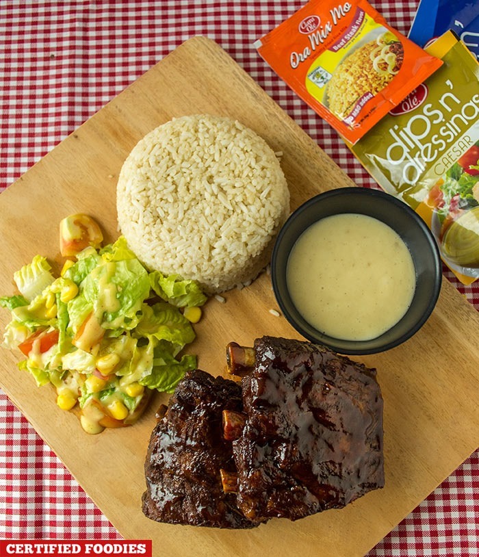 BBQ Baby Back Ribs using Clara Ole products