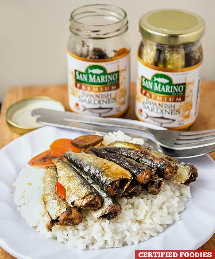 San Marino Premium Spanish Sardines - extra rice pa!