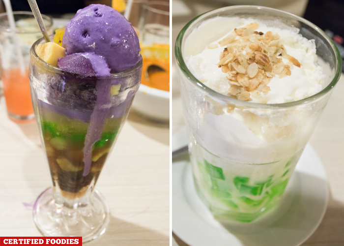 Halo-Halo and Buko Pandan from Dencios Bar and Grill Restaurant Eastwood Libis Taguig