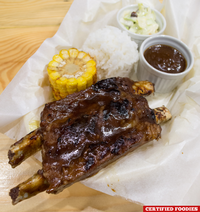 Half Rack Barbecue Pork Ribs from Highway Ribbery Grille Restaurant Quezon City