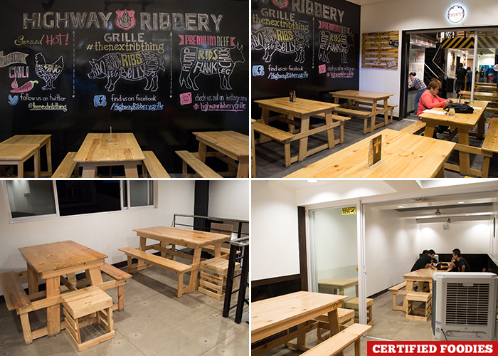 Highway Ribbery Grille Restaurant Dining Area in Quezon City