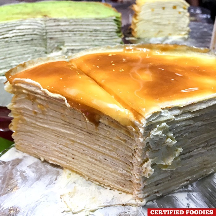 KISS' Mille Crepe Cakes filled with buttercream made with Alaska Crema