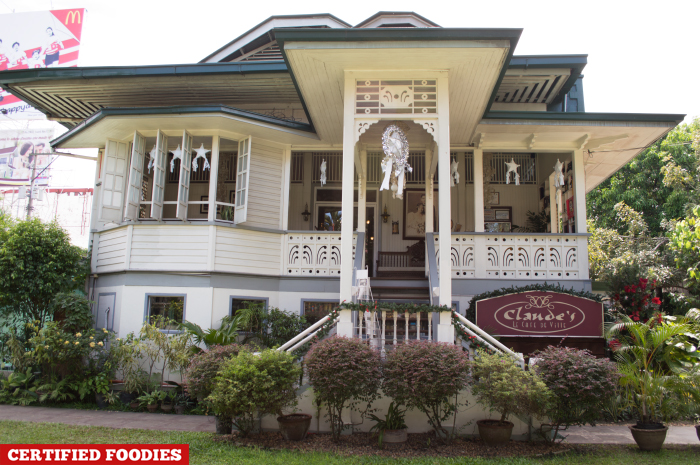 Facade Claudeâ€™s Le Cafe de Ville Restaurant Davao City
