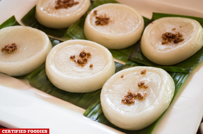 Galapong Puti for the Batangas Food Festival at Matabungkay Beach Hotel in Lian Batangas