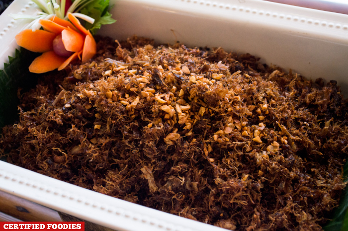 Native Chicken Adobo in Barako Tablea for the Batangas Food Festival at Matabungkay Beach Hotel in Lian Batangas