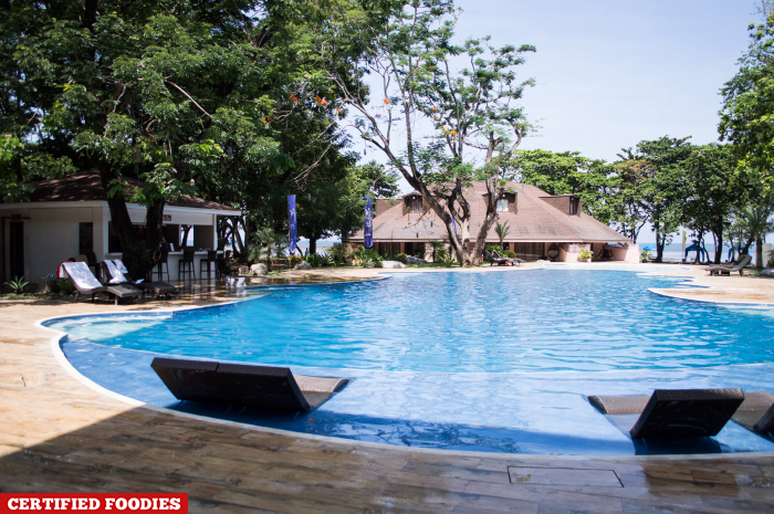 New Swimming Pool of Matabungkay Beach Hotel in Lian Batangas