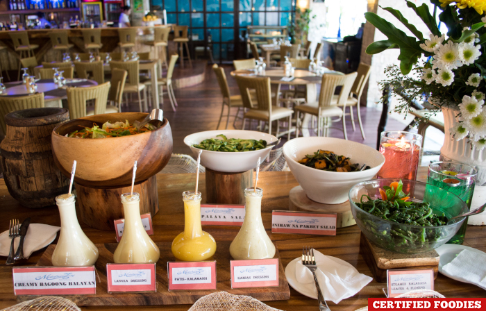 Salad Bar at the Batangas Food Festival at Matabungkay Beach Hotel in Lian Batangas