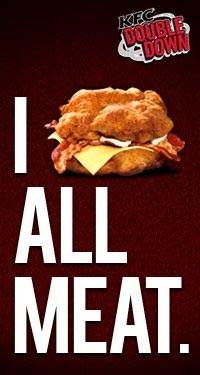 KFC Double Down Sandwich. Yes, I’m Guilty!