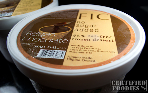 FIC Belgian Chocolate Frozen Dessert : A Luscious, Guilt Free Indulgence
