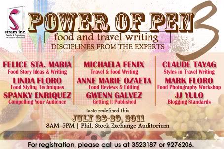 Power of Pen 3: Food Writing Workshop – Learn from the Experts!