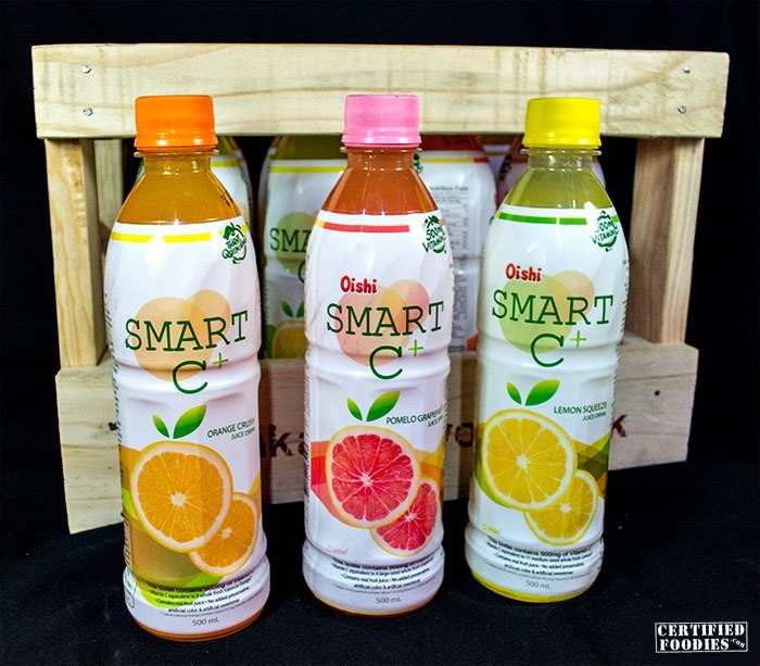 Oishi Smart C comes in 3 flavors Lemon Squeeze Orange Crush and Pomelo Grapefruit