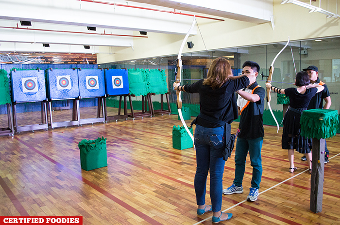 Gandiva Cafe Archery Range Reopens in Ortigas, Pasig City Gandiva Cafe Archery Range Reopens in Ortigas, Pasig City