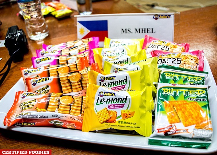 Unlimited supply of Julies Biscuits during our Malaysian tour Unlimited supply of Julies Biscuits during our Malaysian tour