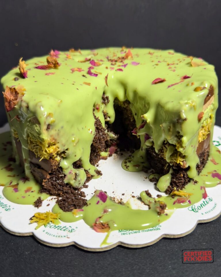 Conti's Pistachio Crunch Cake Review - Dubai-Inspired